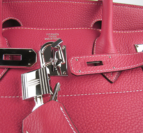 Cheap Hermes Birkin 42cm Replica Togo Leather Bag Red 6109